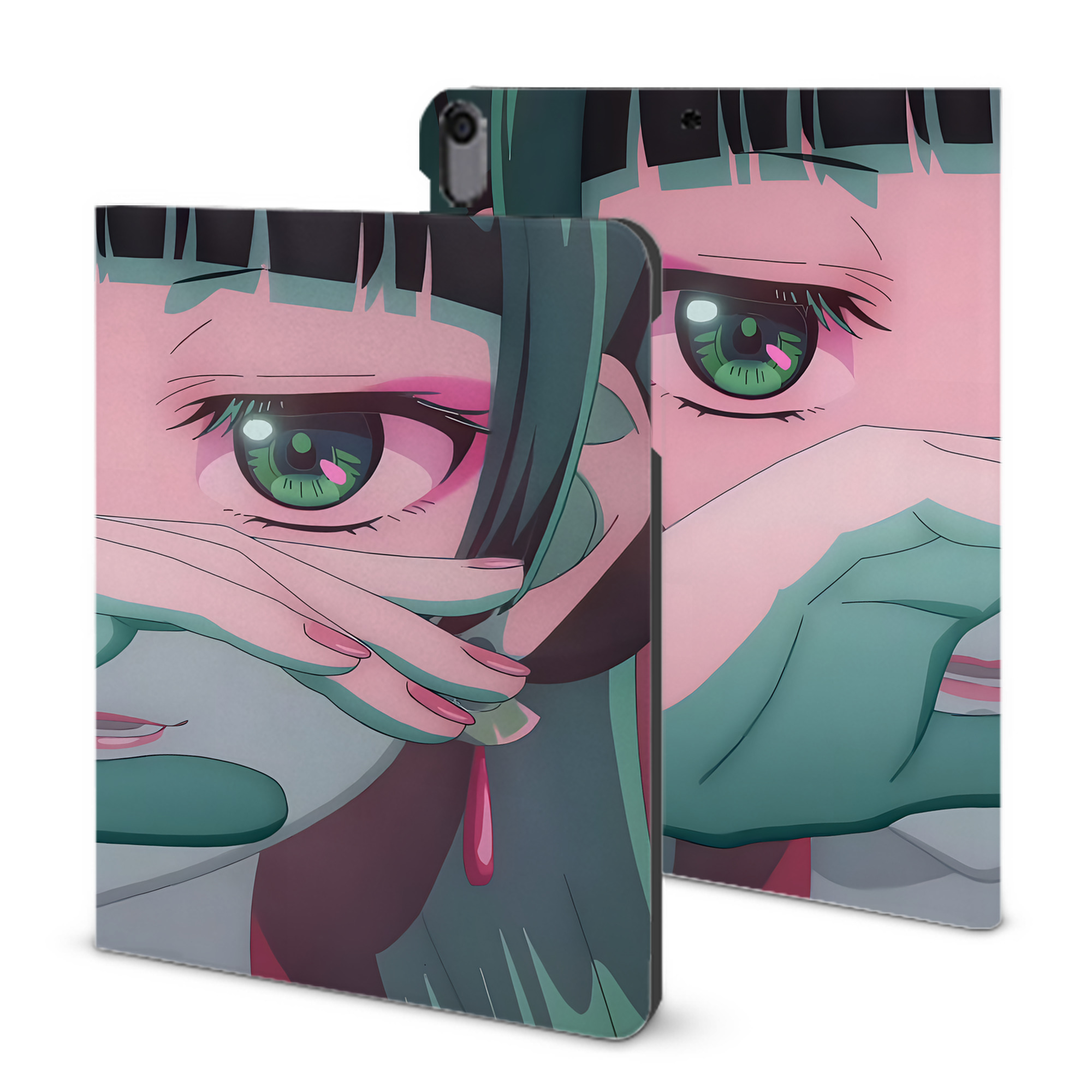 （画像用） 薬屋のひとりごと The Apothecary Diaries IPad ケース ブック型 PUレザー TPU 耐衝撃 軽量 薄型 ペン収納なし 全面保護 IPad 各モデル対応